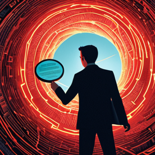 **Prompt 1: Battling Digital Disinformation**
    A person stands at a crossroads in a swirling digital vortex, surrounded by a chaotic maelstrom of misleading news headlines, sensationalist clickbait banners, and fragmented data streams. A subtle red glow emanates from false information, while a clear, sharp beam of light cuts through the noise, symbolizing critical evaluation and verified sources. The person holds a metaphorical filter or a magnifying glass, actively sifting through the content, moving towards a path of clarity and truth. The scene should convey the overwhelming nature of disinformation and the empowered feeling of discernment. Visual style: modern, tech-noir, with elements of information overload and clarity.