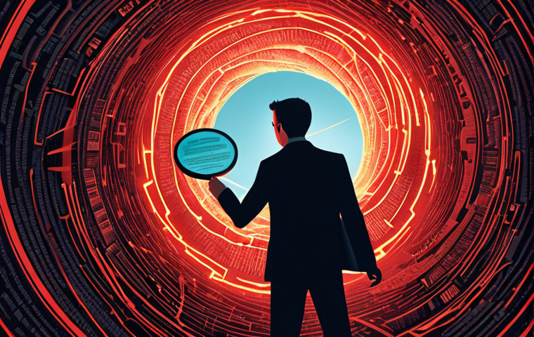 **Prompt 1: Battling Digital Disinformation**
A person stands at a crossroads in a swirling digital vortex, surrounded by a chaotic maelstrom of misleading news headlines, sensationalist clickbait banners, and fragmented data streams. A subtle red glow emanates from false information, while a clear, sharp beam of light cuts through the noise, symbolizing critical evaluation and verified sources. The person holds a metaphorical filter or a magnifying glass, actively sifting through the content, moving towards a path of clarity and truth. The scene should convey the overwhelming nature of disinformation and the empowered feeling of discernment. Visual style: modern, tech-noir, with elements of information overload and clarity.
